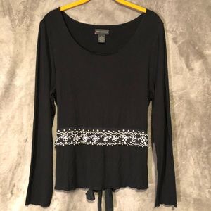 Peplum Long sleeve Overblouse